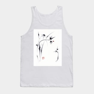 Lovely Day - Sumie ink brush pen painting Tank Top